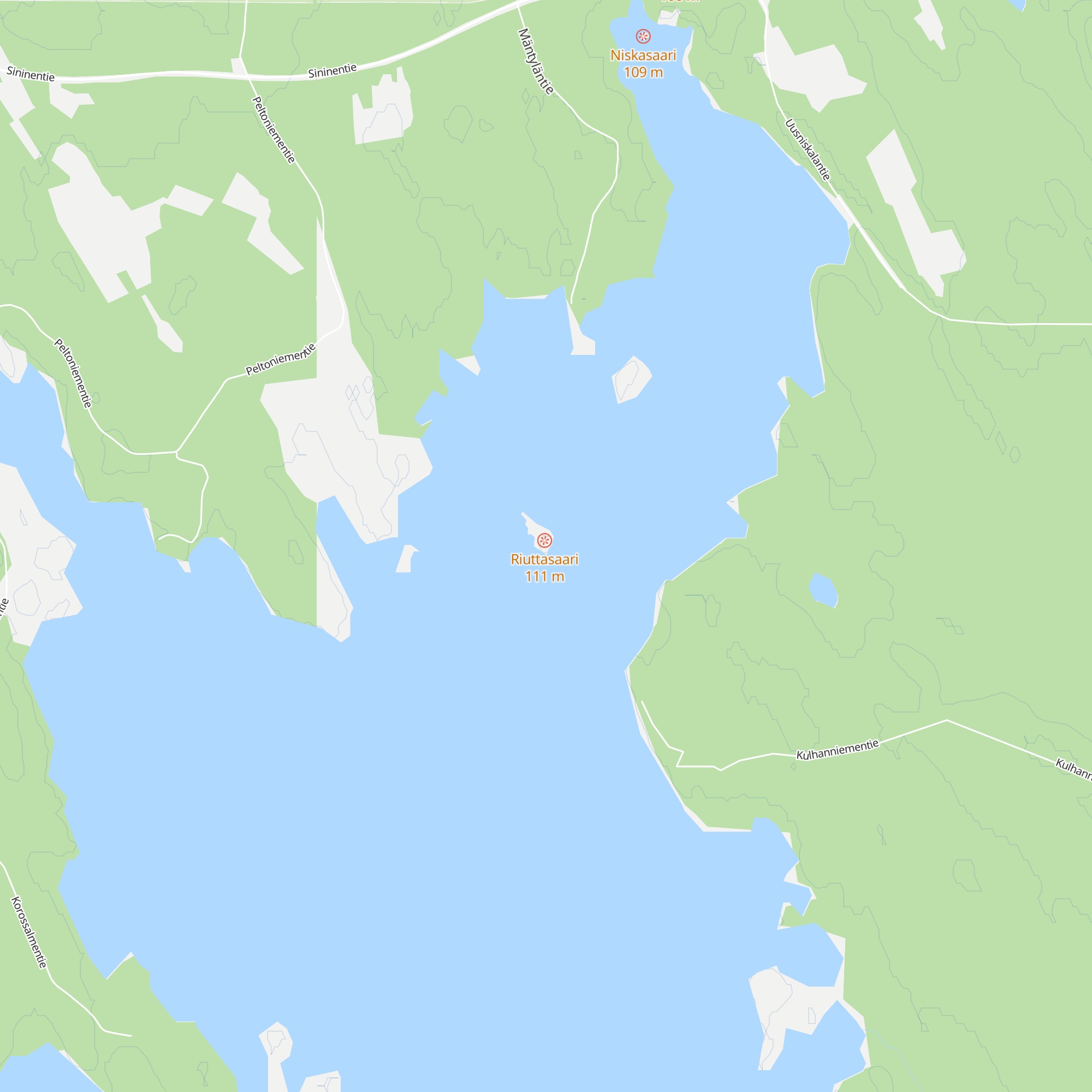 Riuttasaaren autiotupa map