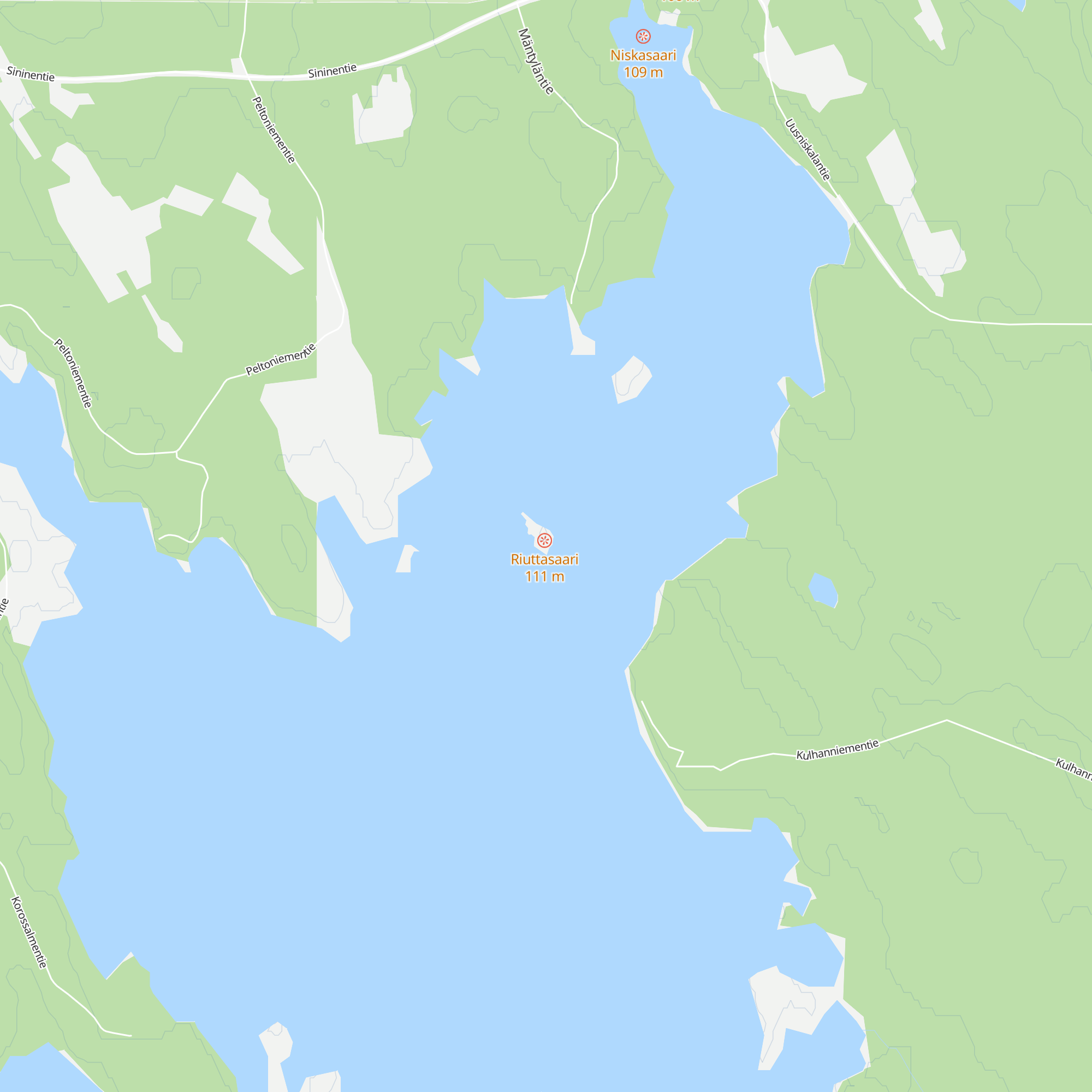 Riuttasaaren autiotupa map