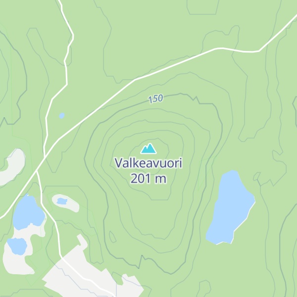 Map of Valkeavuori