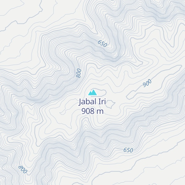 Map of Jabal Iri
