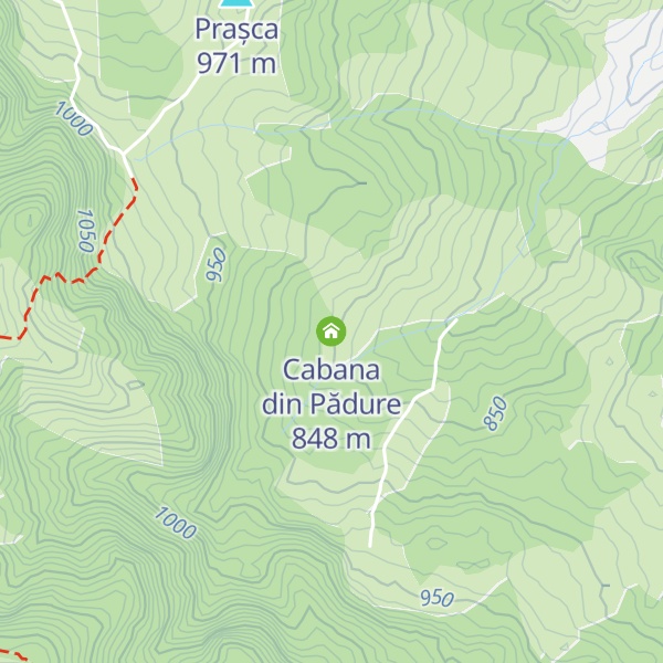 Map of Cabana din Pădure