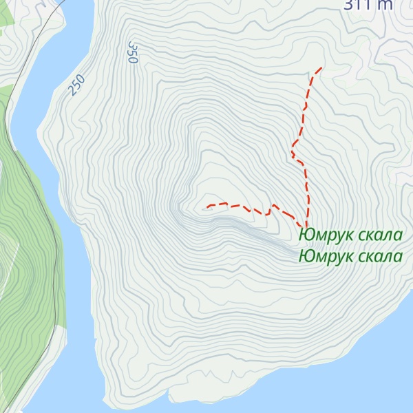 Map of Yumruk Kaya