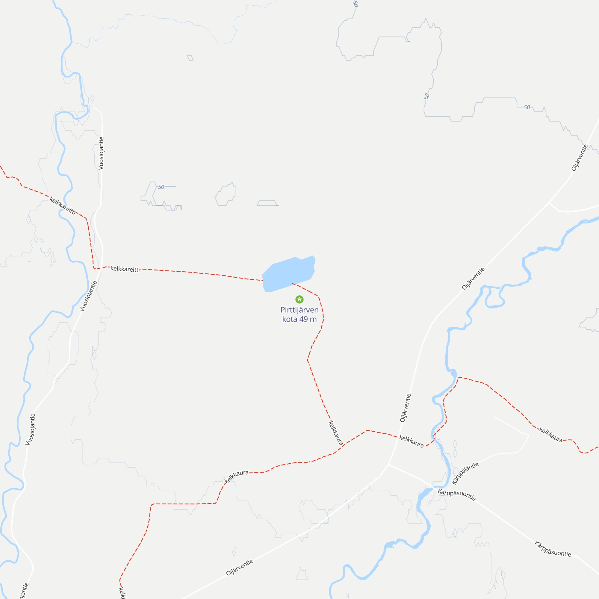 Pirttijärven kota map