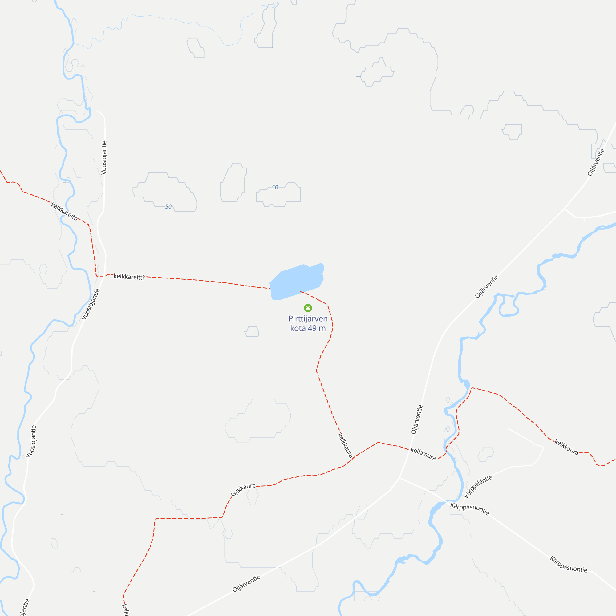 Pirttijärven kota map