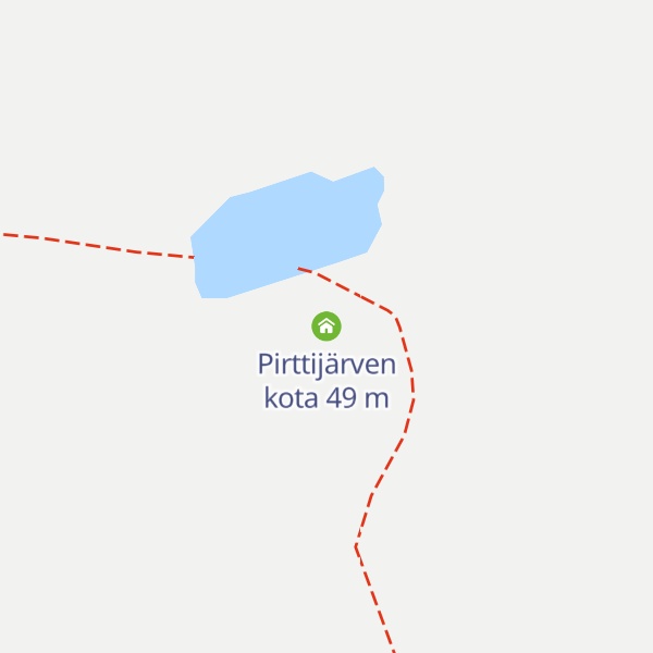 Map of Pirttijärven kota