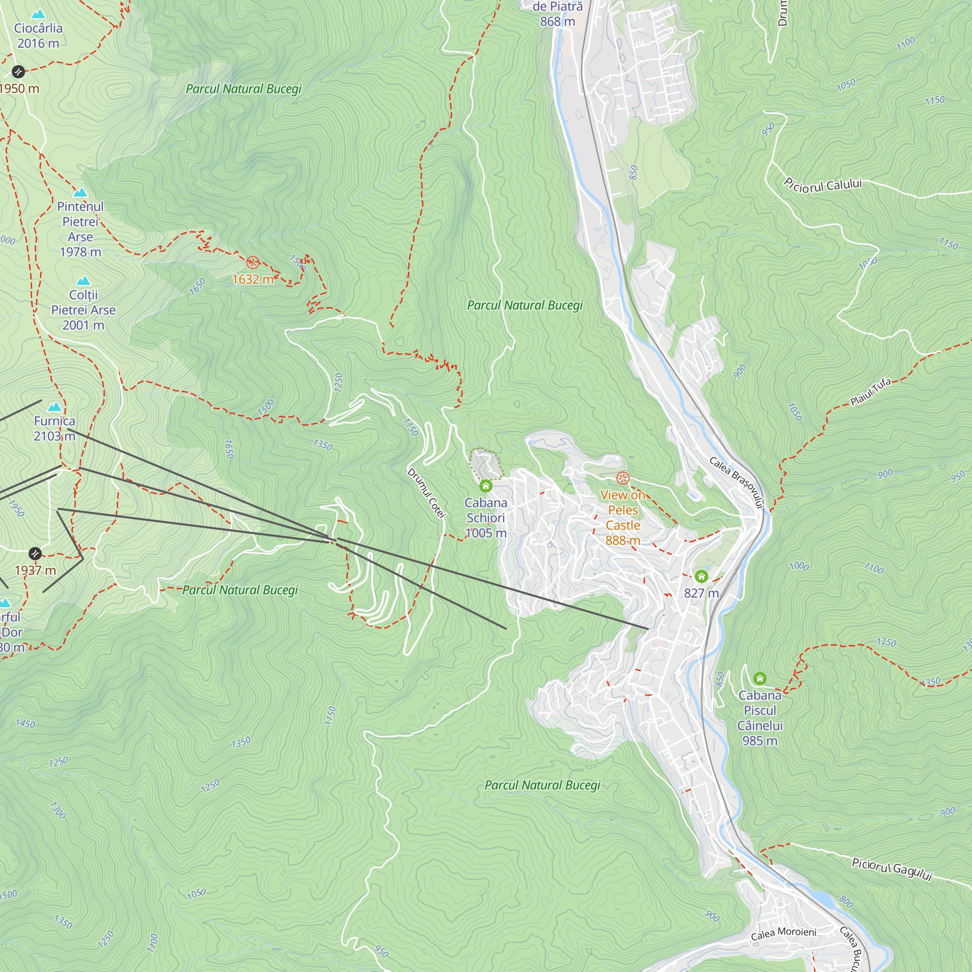 Cabana Schiori map
