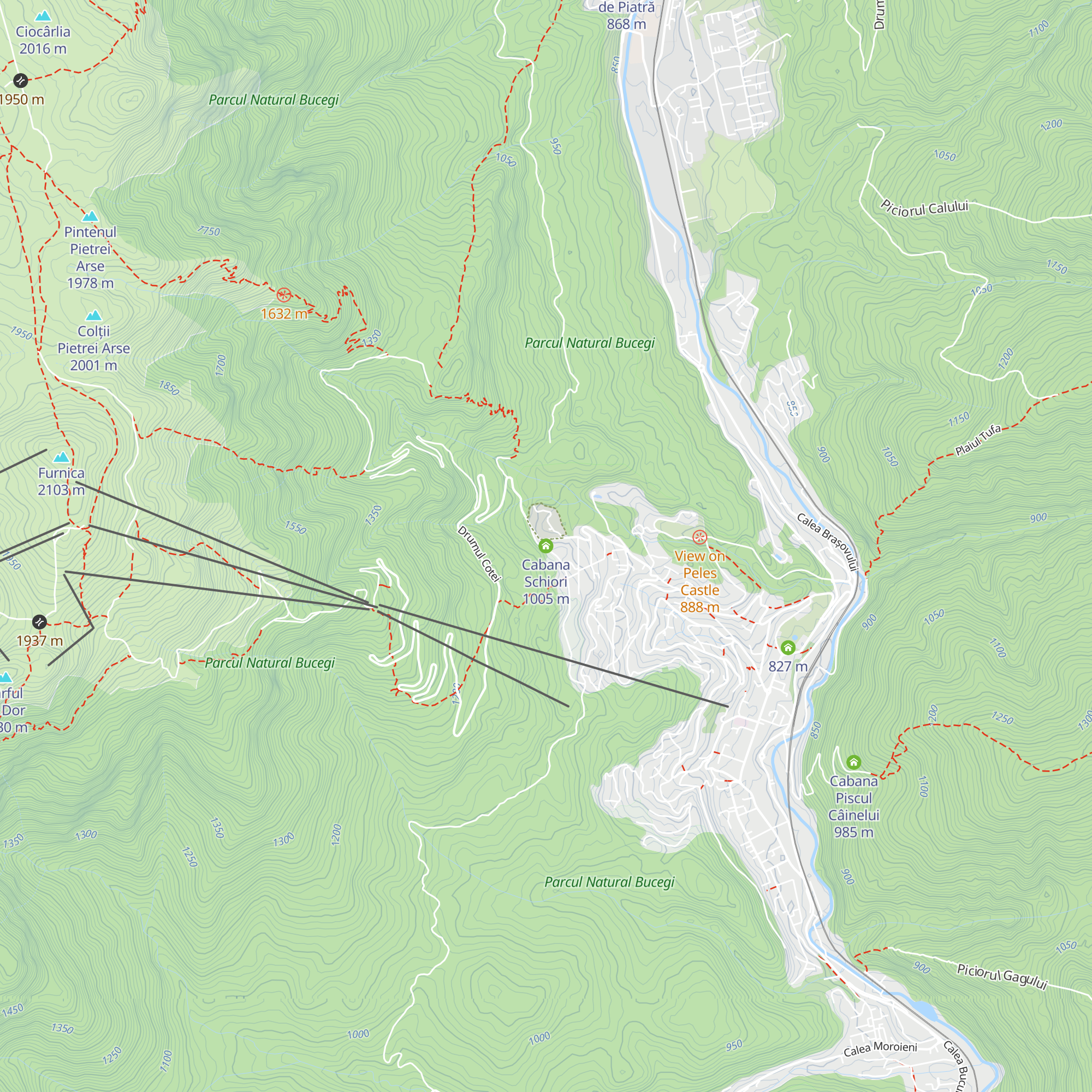 Cabana Schiori map