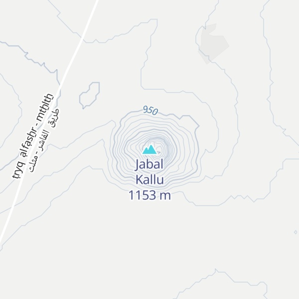 Map of Jabal Kallu