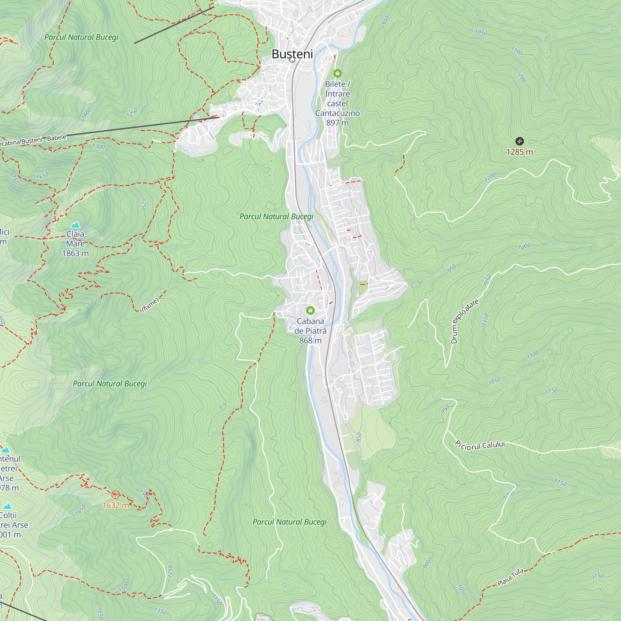 Cabana de Piatră map