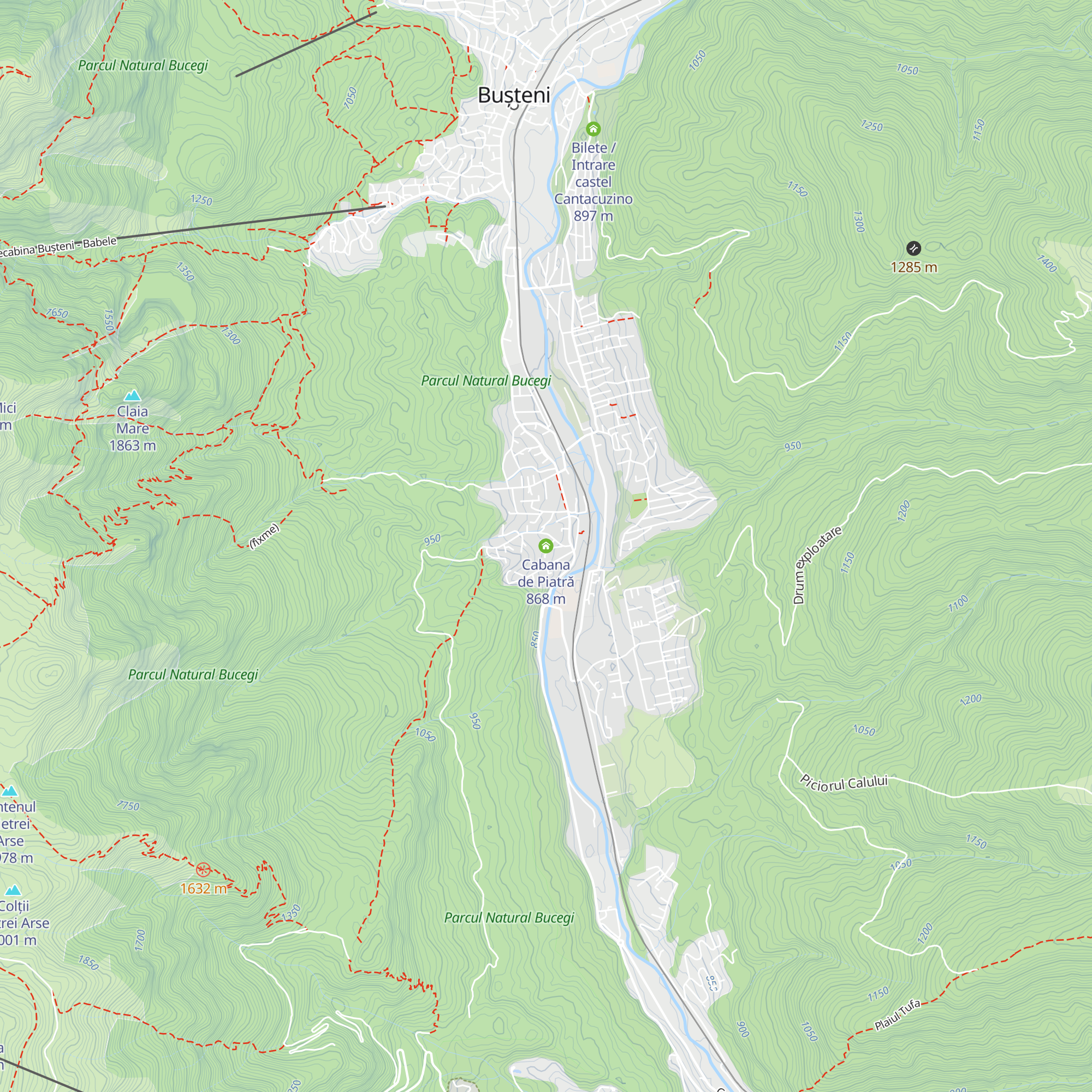 Cabana de Piatră map
