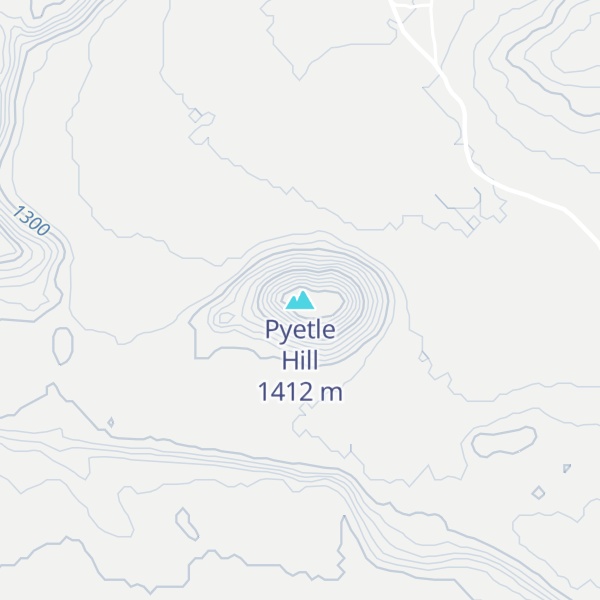 Map of Pyetle Hill
