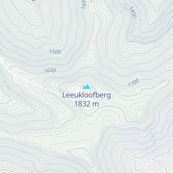 Map of Leeukloofberg