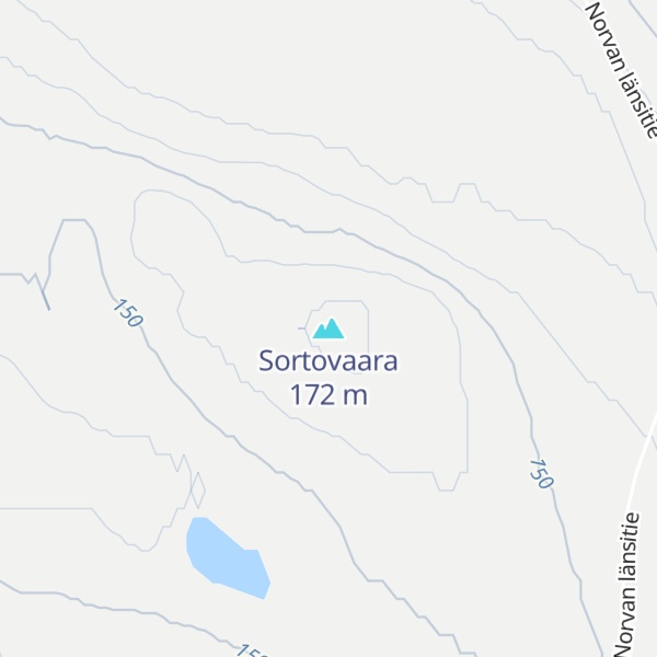Map of Sortovaara