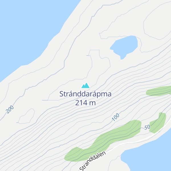Map of Stránddarápma