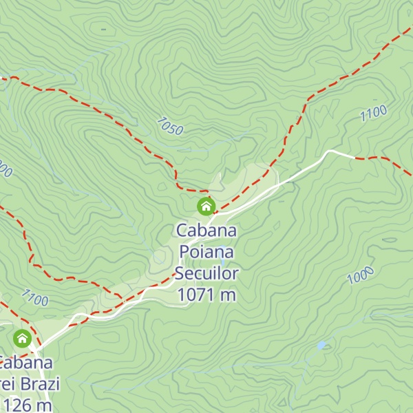 Map of Cabana Poiana Secuilor