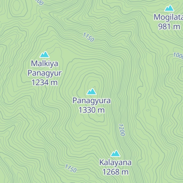 Map of Panagyura