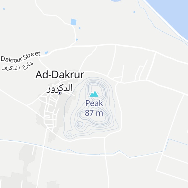 Map of Peak