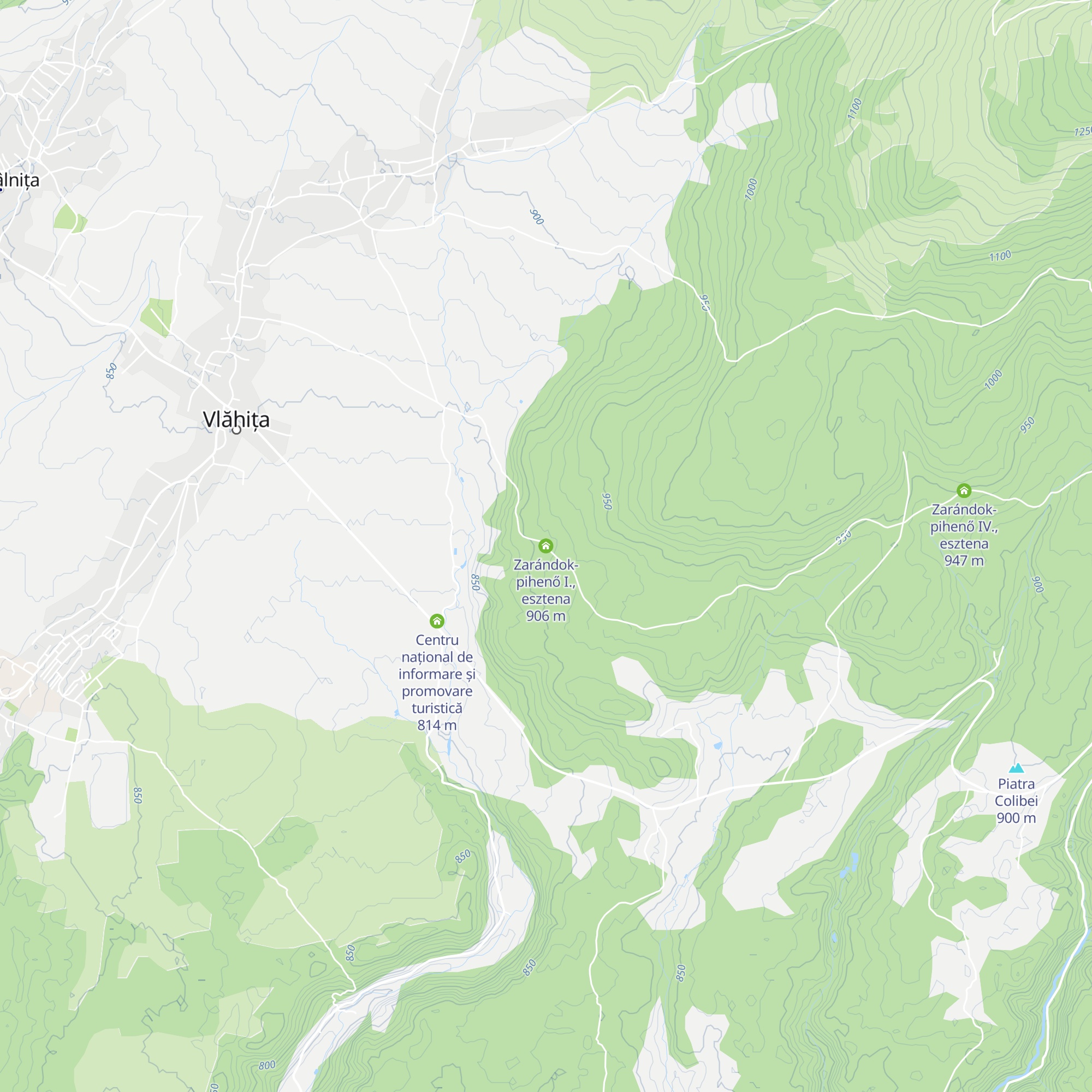 Zarándok-pihenő I., esztena map