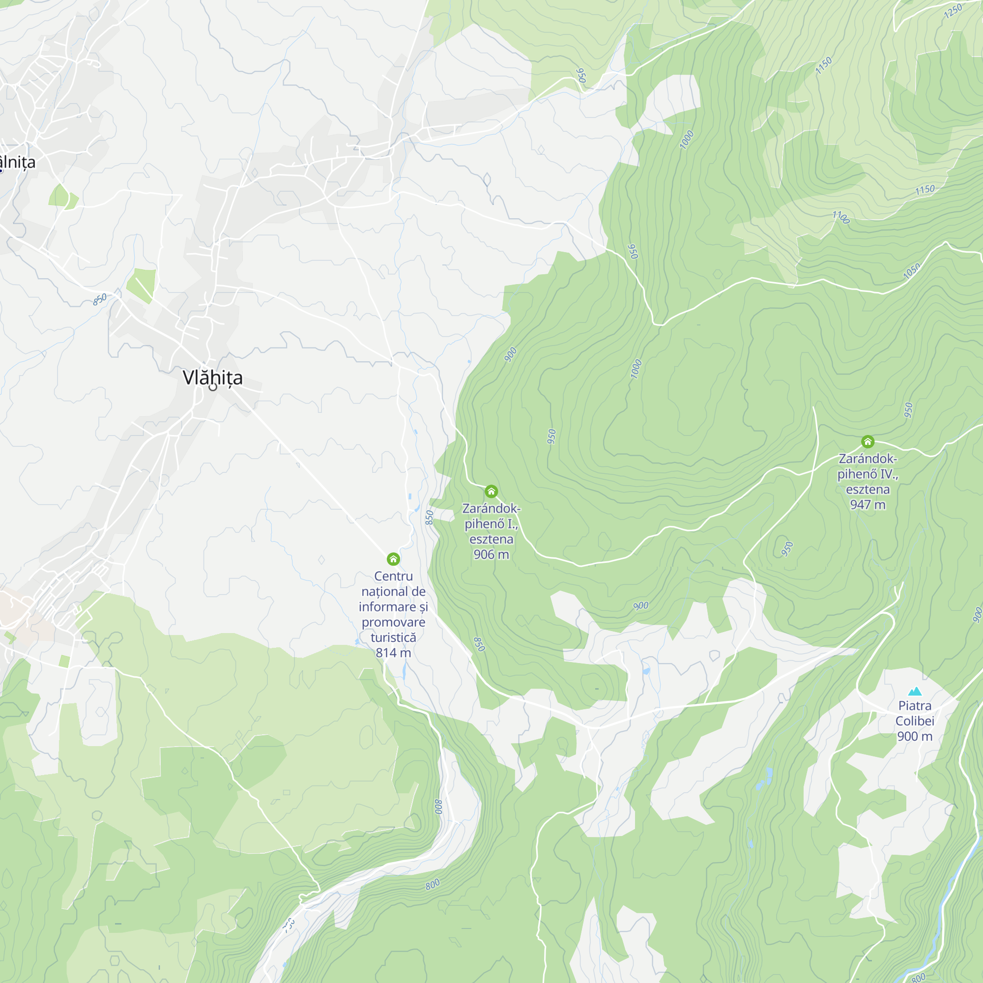 Zarándok-pihenő I., esztena map