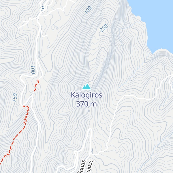 Map of Kalogiros