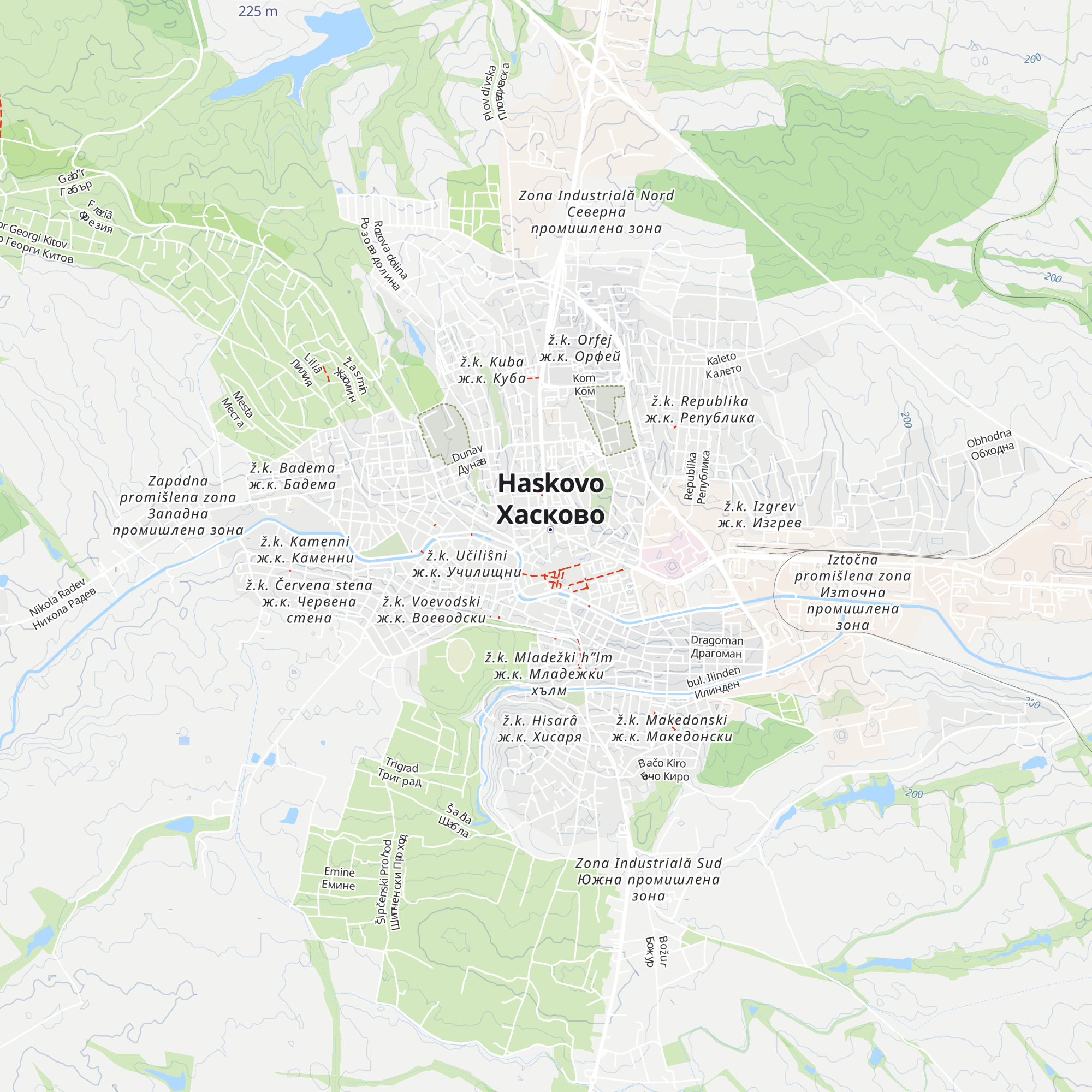 Turisticheski Informacionen Centr - Haskovo map
