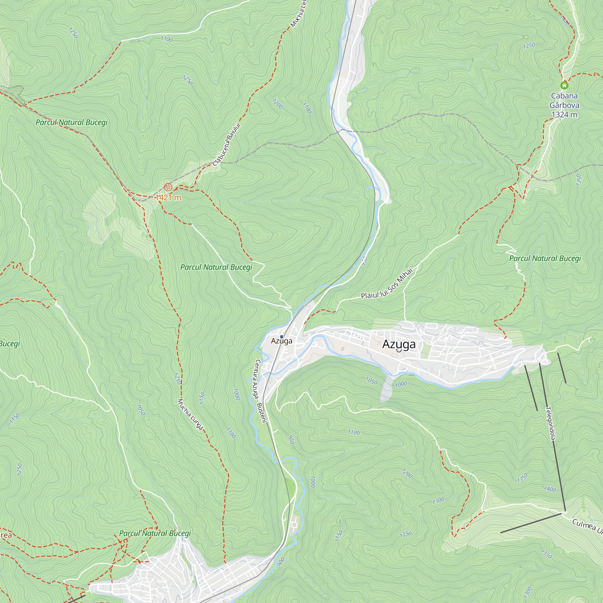 Cabana Silvica Valea Grecului map
