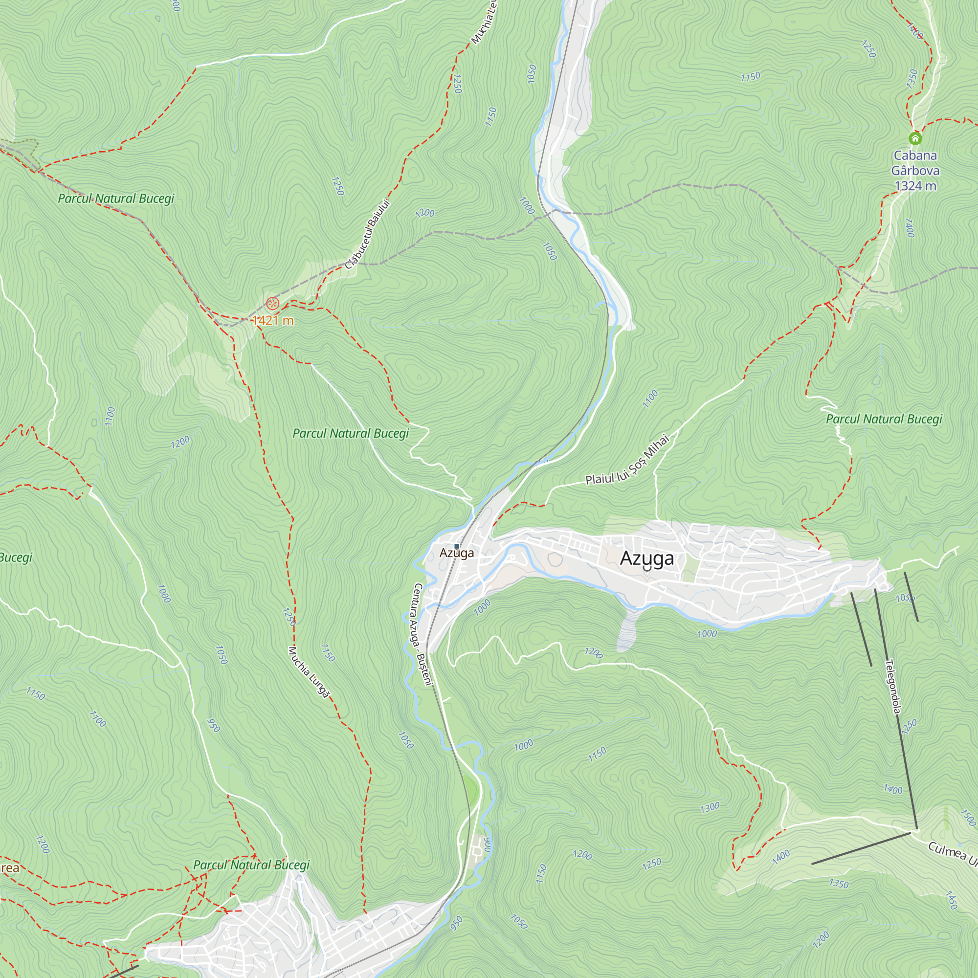 Cabana Silvica Valea Grecului map