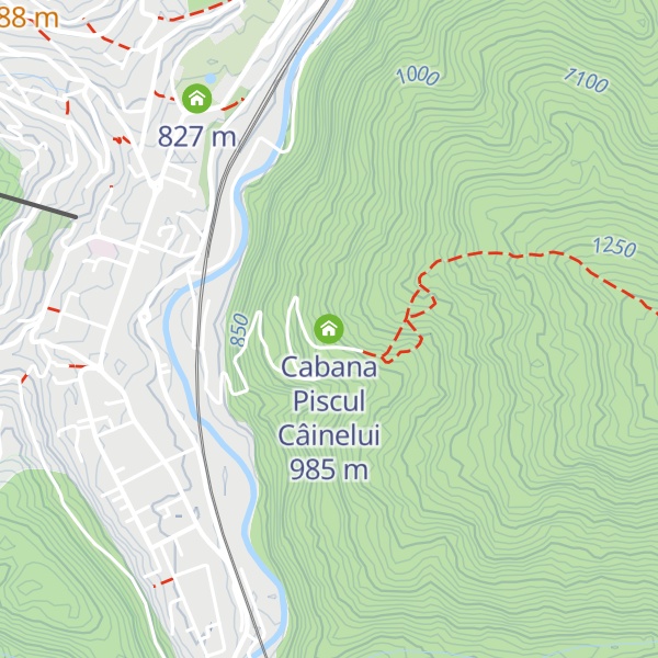 Map of Cabana Piscul Câinelui