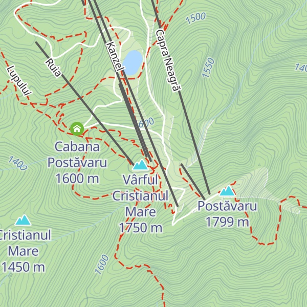 Map of Yager Chalet