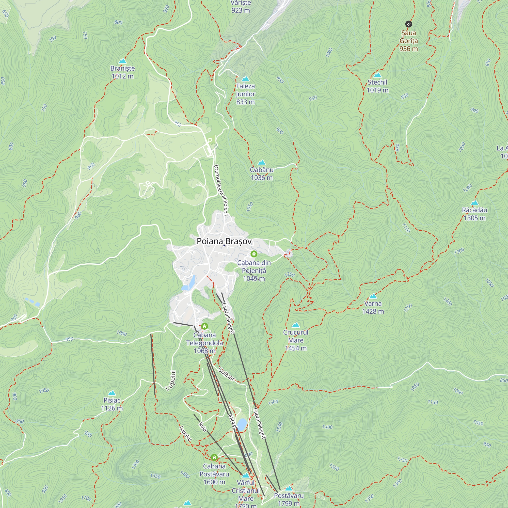 Cabana din Poieniță map