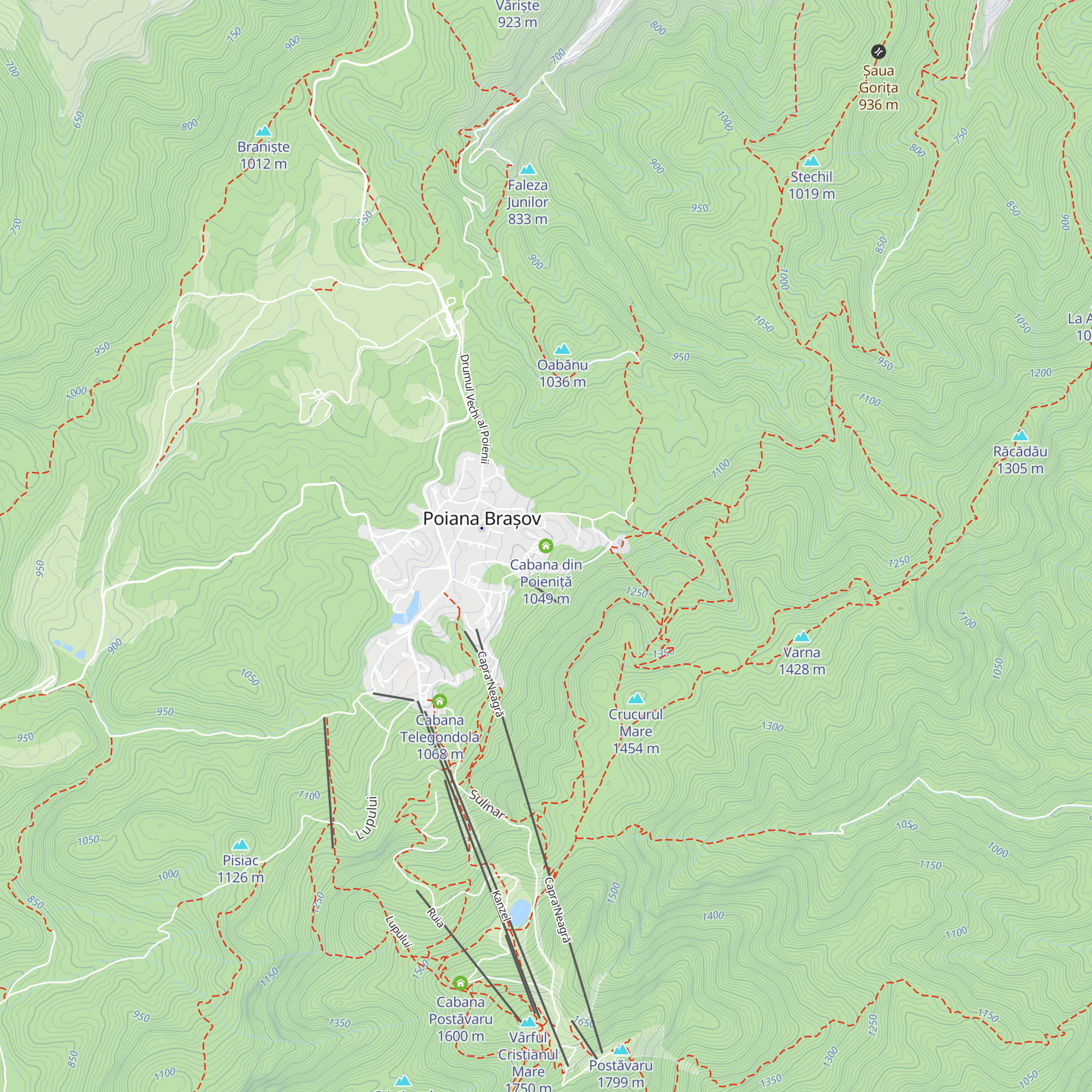 Cabana din Poieniță map