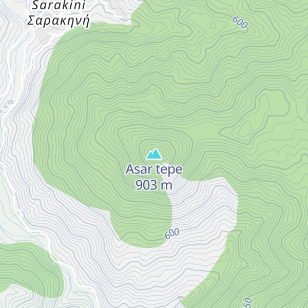 Map of Asar tepe