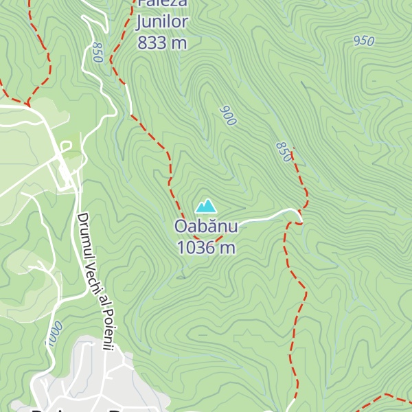 Map of Oabănu