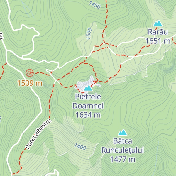 Map of Pietrele Doamnei