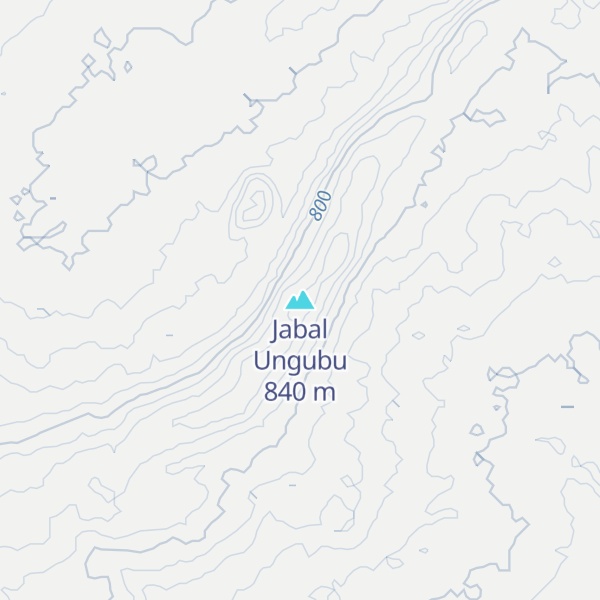 Map of Jabal Ungubu