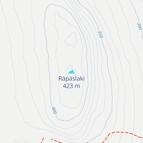 Map of Räpäslaki