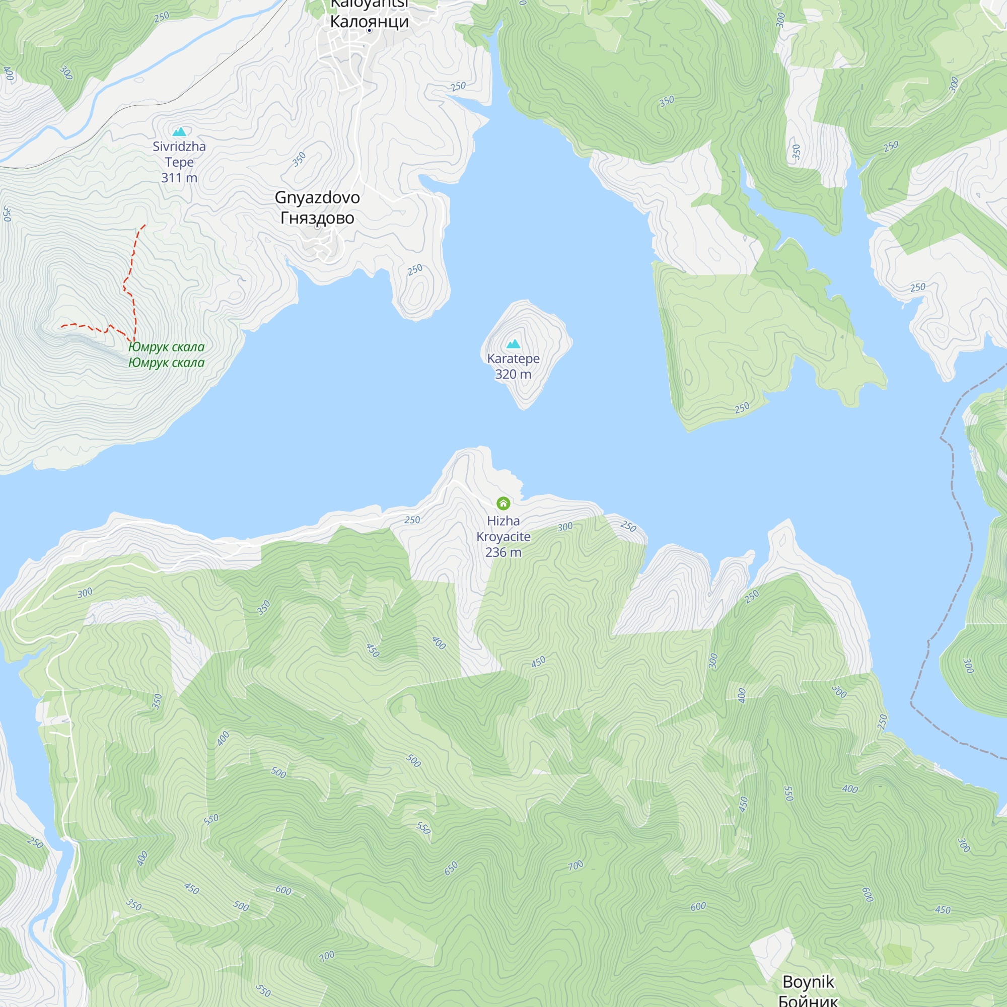 Hizha Kroyacite map