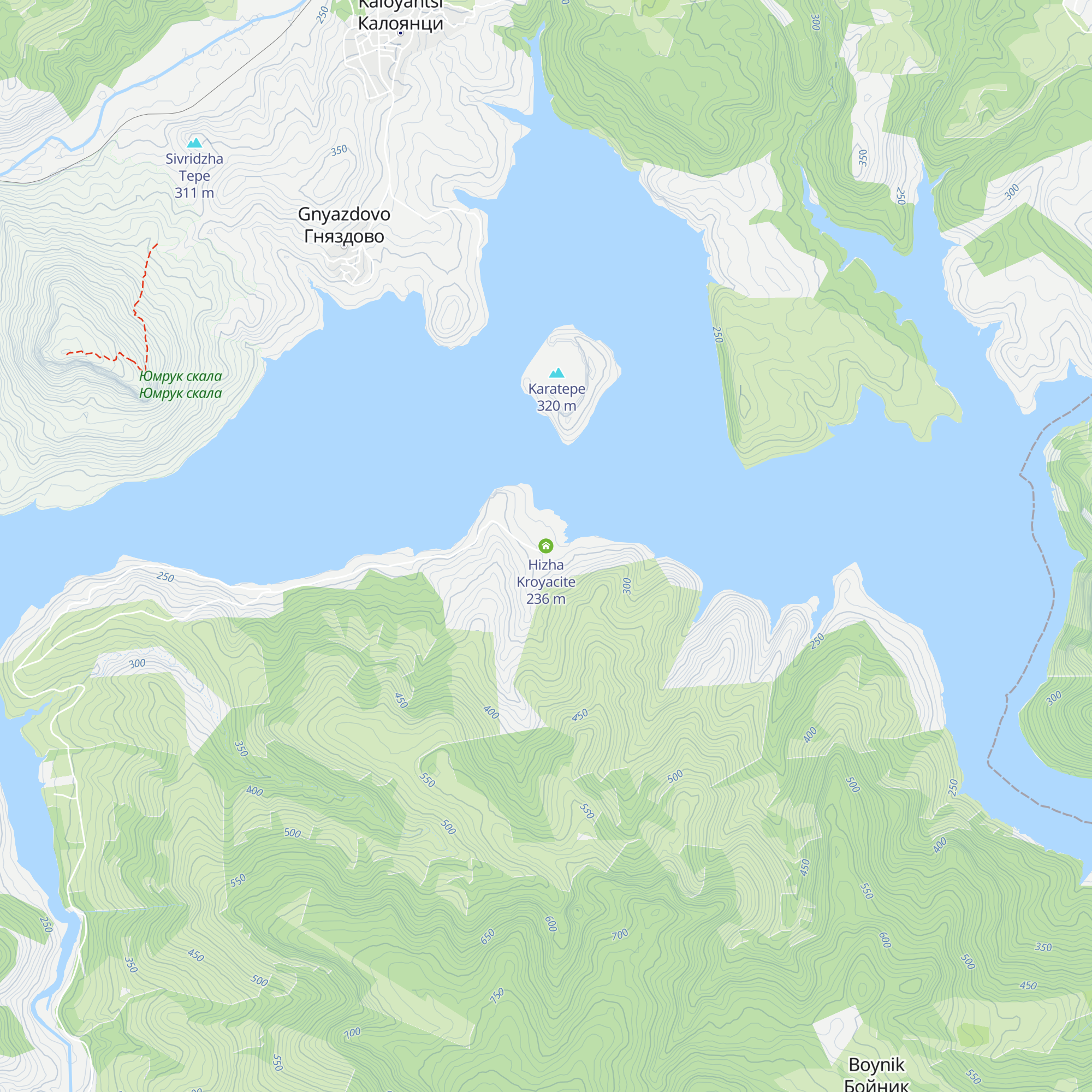 Hizha Kroyacite map