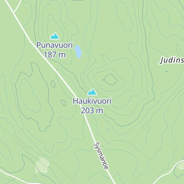 Map of Haukivuori