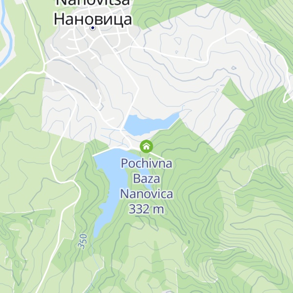 Map of Pochivna Baza Nanovica