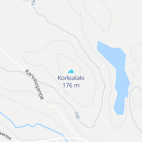 Map of Korkialaki