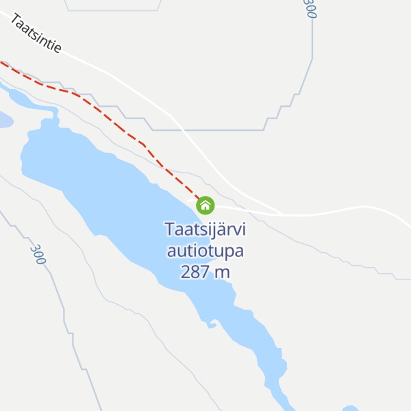 Map of Taatsijärvi autiotupa