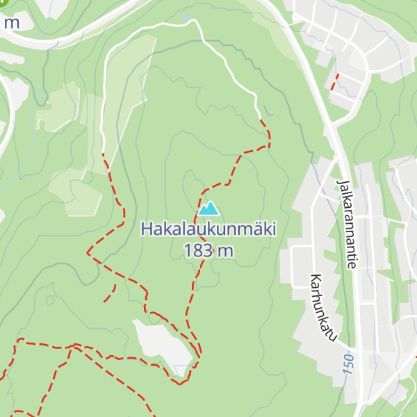 Map of Hakalaukunmäki
