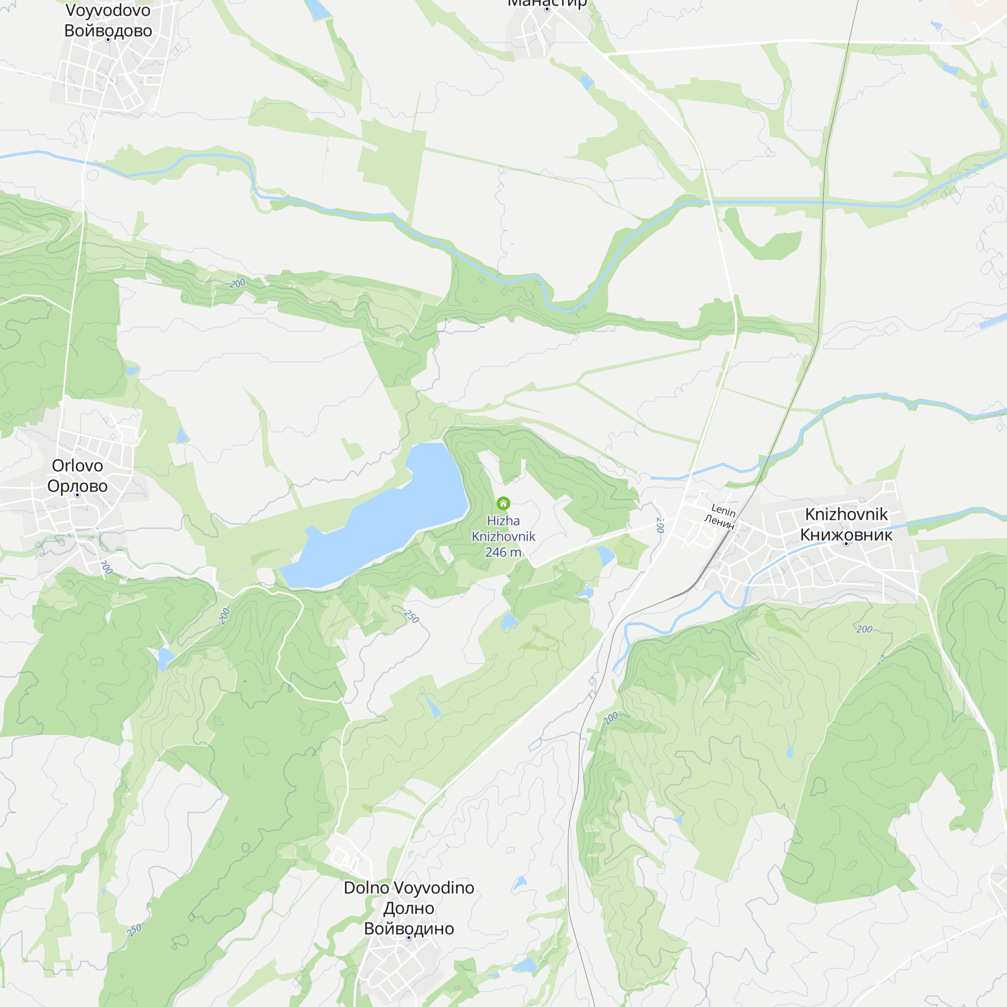 Hizha Knizhovnik map