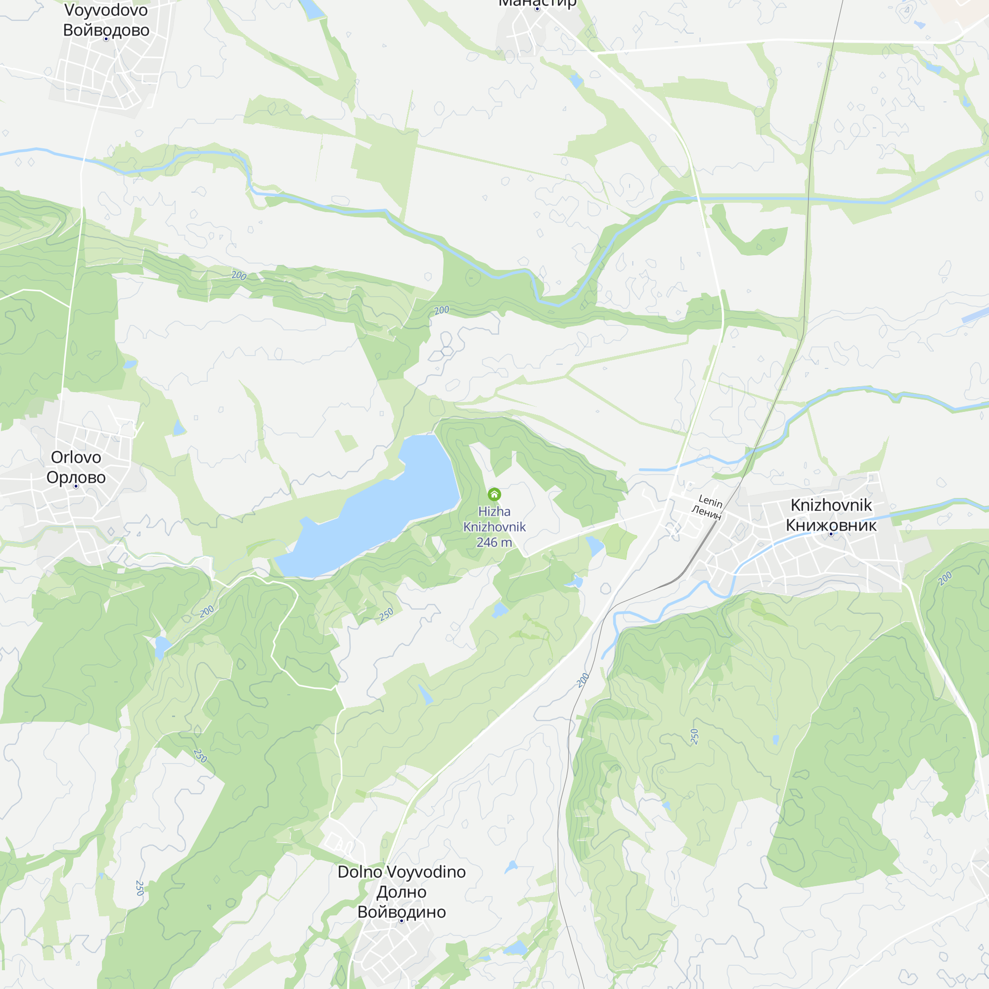 Hizha Knizhovnik map