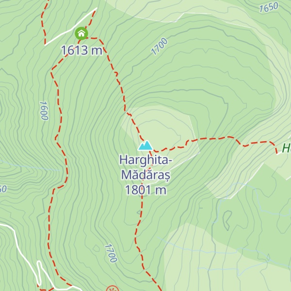 Map of Harghita-Mădăraș