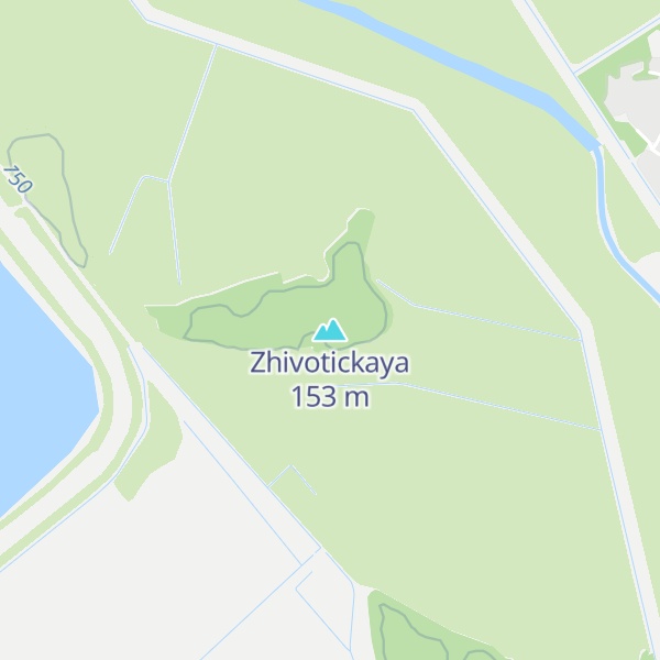 Map of Zhivotickaya