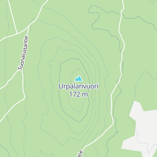 Map of Urpalanvuori