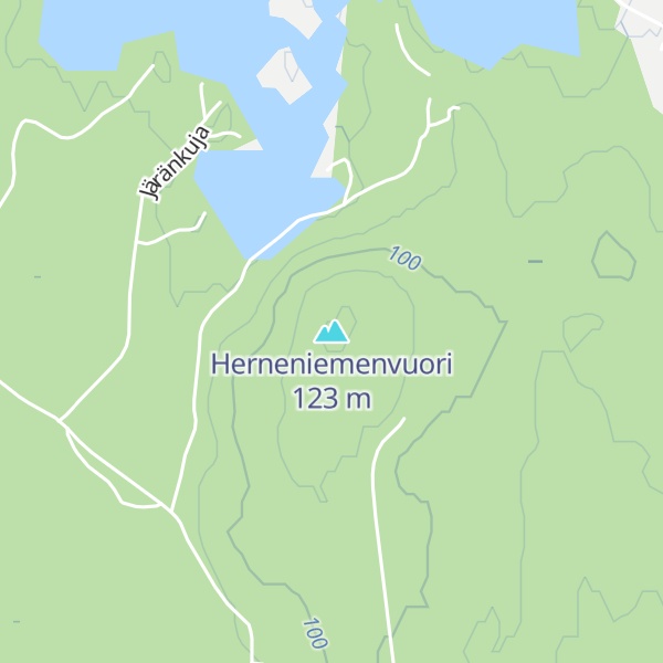 Map of Herneniemenvuori