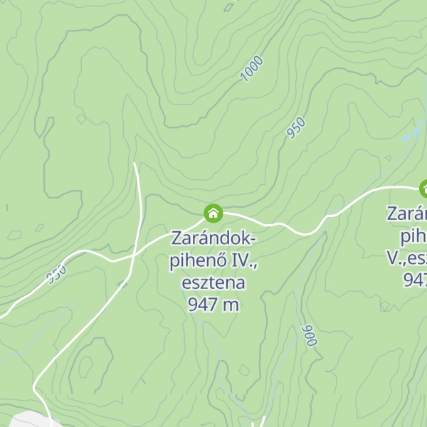 Map of Zarándok-pihenő IV., esztena